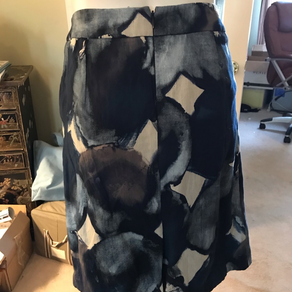 Blue pattern skirt